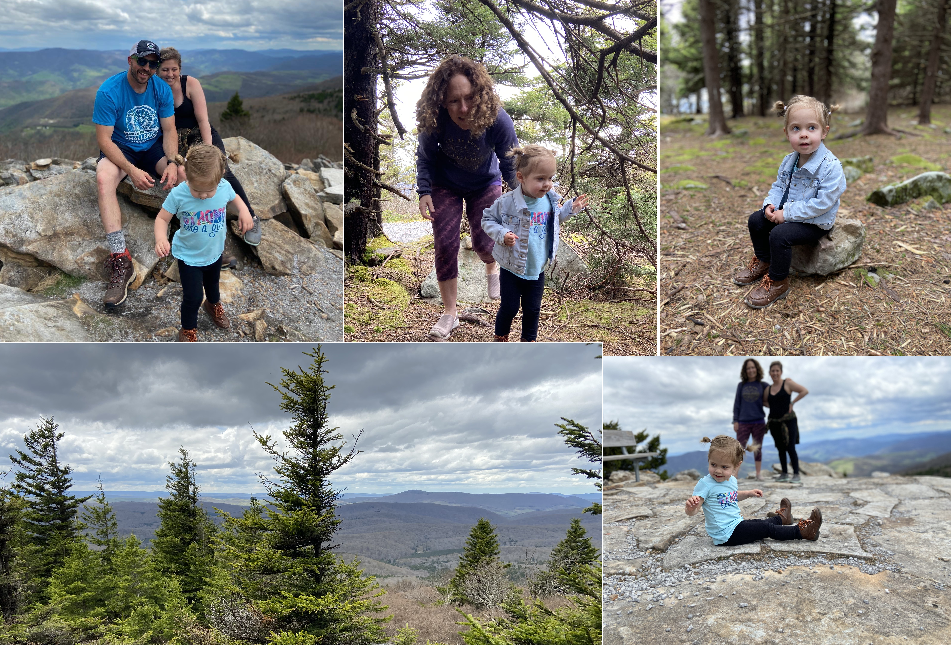 Visiting Spruce Knob, the highest point in West Virginina