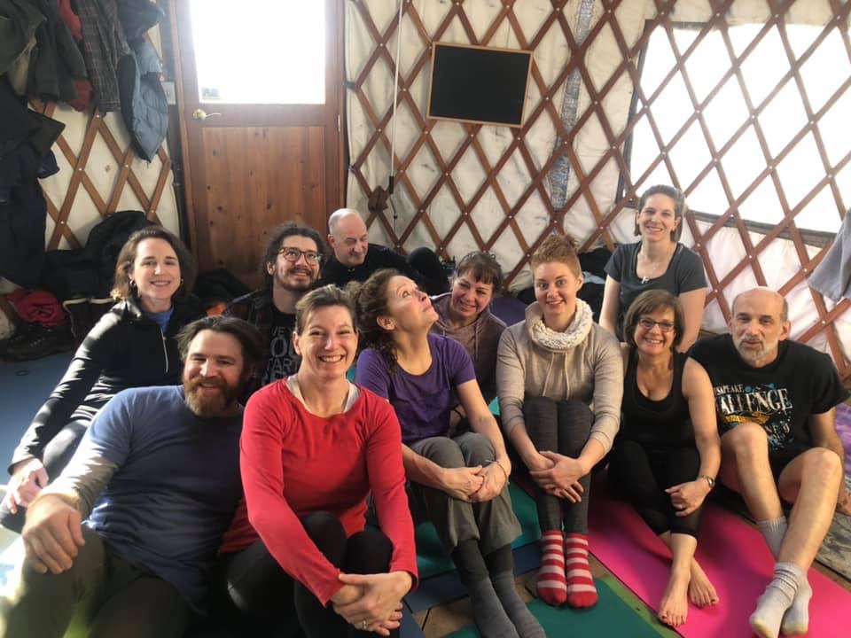 Yoga in the Yurt